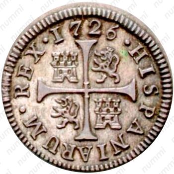 ½ реала 1725-1731 [Испания] - Реверс
