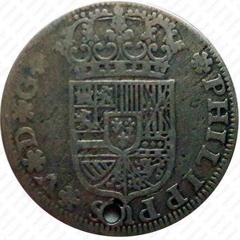 ½ реала 1729-1730 [Испания] - Аверс