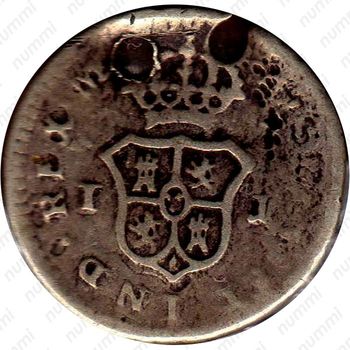 ¼ реала 1792-1795 [Перу] - Реверс
