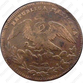¼ реала 1829, Серебро /белый цвет/ [Мексика] - Аверс