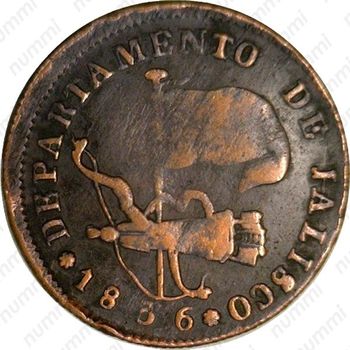 ¼ реала 1836, Женская фигура на реверсе [Мексика] - Аверс