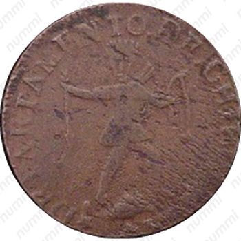 ¼ реала 1855, Надпись "DEPARTAMENTO DE CHIHUAHUA" на аверсе [Мексика] - Аверс