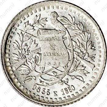 ½ реала 1880-1890 [Гватемала] - Аверс