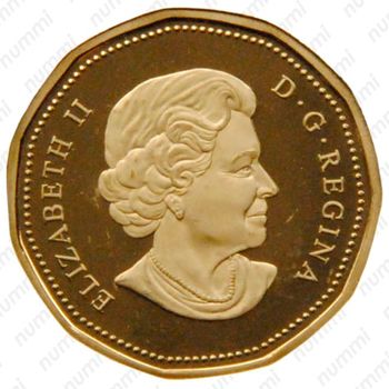 1 доллар 2004, Гагара [Канада] - Аверс
