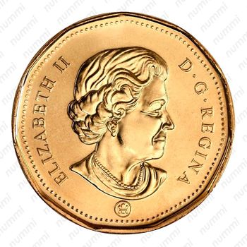 1 доллар 2008, 100 лет королевскому монетному двору в Оттаве [Канада] - Аверс