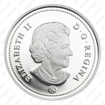 1 доллар 2008, 400 лет городу Квебек [Канада] - Аверс