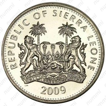 1 доллар 2009, Обезьяны - Капуцин [Сьерра-Леоне] - Аверс