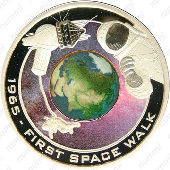 1 доллар 2009, Первый выход в космос [Австралия] - Реверс
