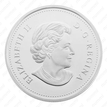 1 доллар 2011, 100 лет службе национальных парков Канады [Канада] - Аверс