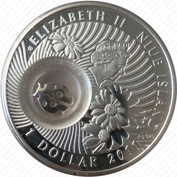 1 доллар 2011, Божьи коровки [Австралия] - Аверс