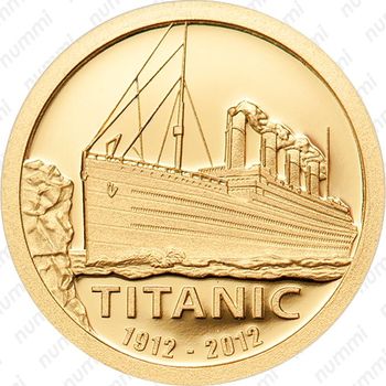 1 доллар 2012, 100 лет Титанику [Австралия] - Реверс
