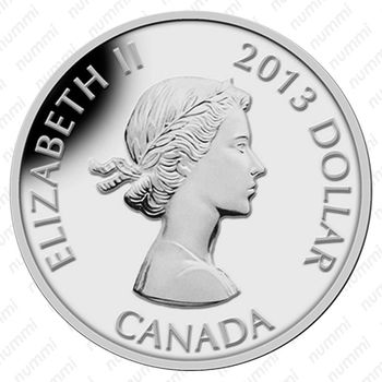 1 доллар 2013, 60 лет Корейскому соглашению о перемирии [Канада] - Аверс