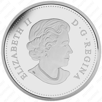 1 доллар 2015, 50 лет Канадскому флагу [Канада] - Аверс