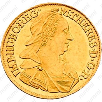 1 дукат 1765-1780, Мария Терезия - орел с гербом Австрии в центре [Австрия] - Аверс