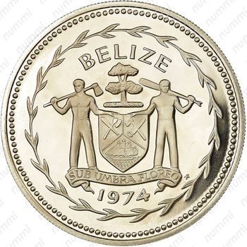 10 долларов 1974-1978 [Белиз] - Аверс