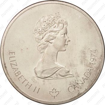 10 долларов 1974, XXI летние Олимпийские Игры, Монреаль 1976 - Храм Зевса [Канада] - Аверс