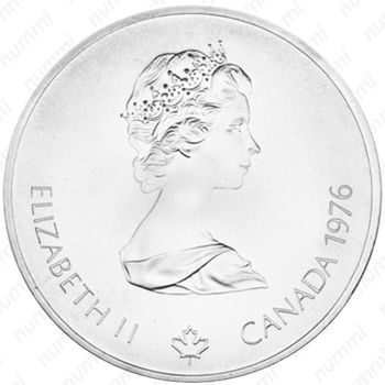 10 долларов 1976, XXI летние Олимпийские Игры, Монреаль 1976 - Футбол [Канада] - Аверс