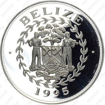 10 долларов 1995, Каракка 16-го века [Белиз] - Аверс