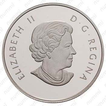 10 долларов 2013, Утки Канады - Кряква [Канада] - Аверс