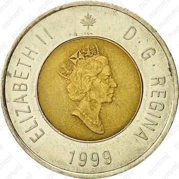 2 доллара 1999, Основание Нунавута [Канада] - Аверс