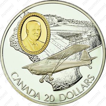 20 долларов 1995, Fleet Model 80 Canuck [Канада] - Реверс
