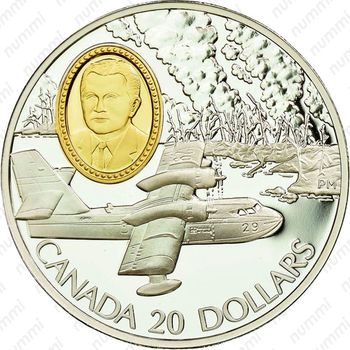 20 долларов 1998, Canadair CL-215 [Канада] - Реверс