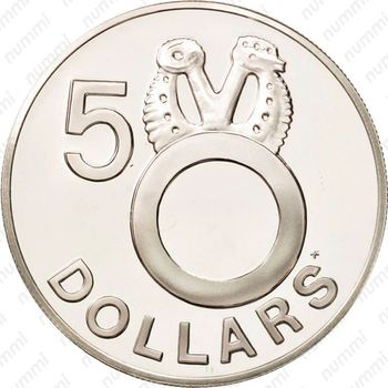 5 долларов 1978-1983 [Австралия] - Реверс
