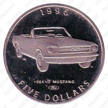 5 долларов 1996, Классические автомобили - 1964 Ford Mustang [Австралия] - Реверс