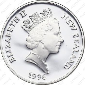 5 долларов 1996, Открытие Новой Зеландии Абелем Тасманом [Австралия] - Аверс