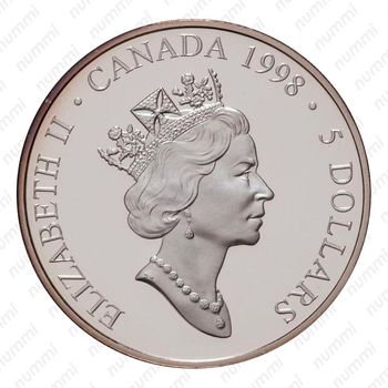 5 долларов 1998, Норман Бетьюн [Канада] - Аверс