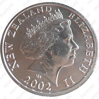 5 долларов 2002, Дельфин Гектора [Австралия] - Аверс