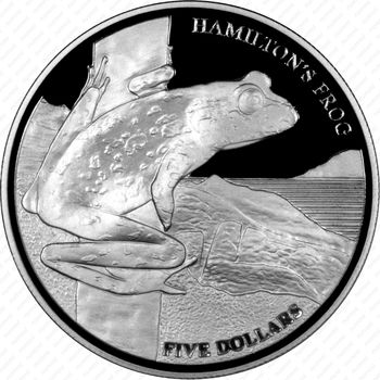 5 долларов 2008, Лейопельма Гамильтона [Австралия] - Реверс