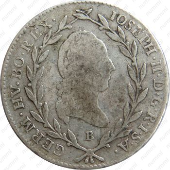 10 крейцеров 1781-1790 [Австрия] - Аверс