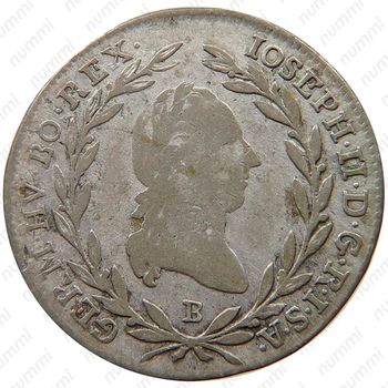 10 крейцеров 1784-1790 [Австрия] - Аверс