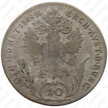 10 крейцеров 1784-1790 [Австрия] - Реверс