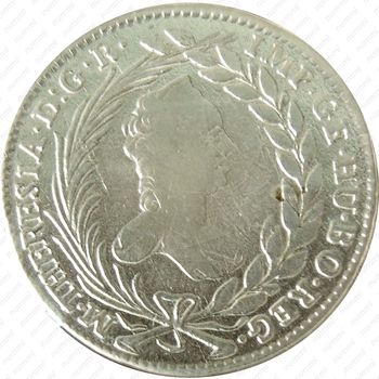 20 крейцеров 1754-1765, Орел с гербом Тироля на груди [Австрия] - Аверс