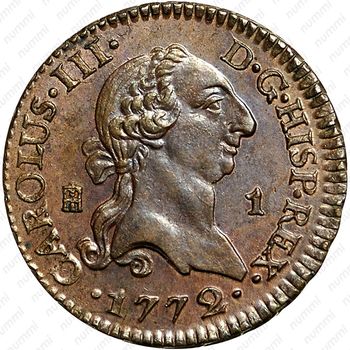 1 мараведи 1770-1775 [Испания] - Аверс