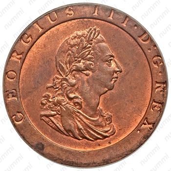 1 пенни 1797 [Великобритания] - Аверс