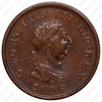 1 пенни 1806-1807 [Великобритания] - Аверс
