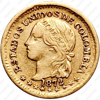 1 песо 1871-1878 [Колумбия] - Аверс