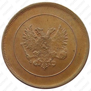 10 пенни 1917, Орел на реверсе [Финляндия] - Аверс