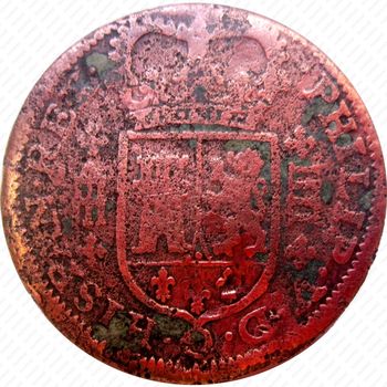 4 мараведи 1719, Отметка монетного двора "Акведук" [Испания] - Аверс