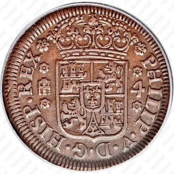 4 мараведи 1741-1744 [Испания] - Аверс