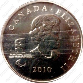 50 центов 2010, X зимние Паралимпийские Игры, Ванкувер 2010 - Суми, Хоккей на санях [Канада] - Аверс