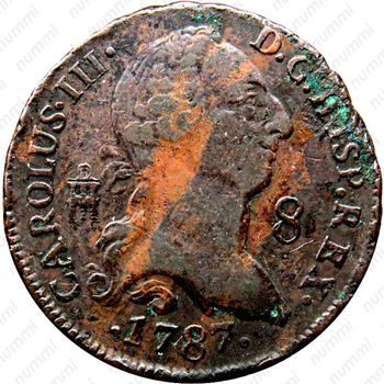 8 мараведи 1770-1788 [Испания] - Аверс