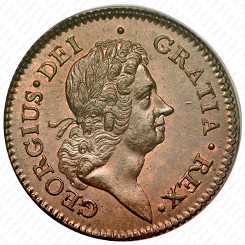 ½ пенни 1722-1724 [Ирландия] - Аверс