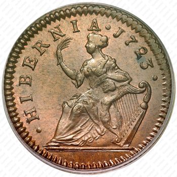 ½ пенни 1722-1724 [Ирландия] - Реверс