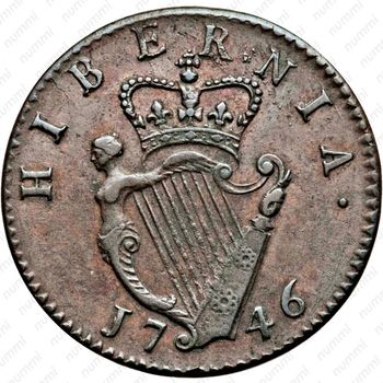 ½ пенни 1741-1753 [Ирландия] - Реверс