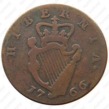 ½ пенни 1766-1769 [Ирландия] - Реверс