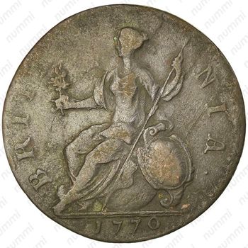 ½ пенни 1770-1775 [Великобритания] - Реверс